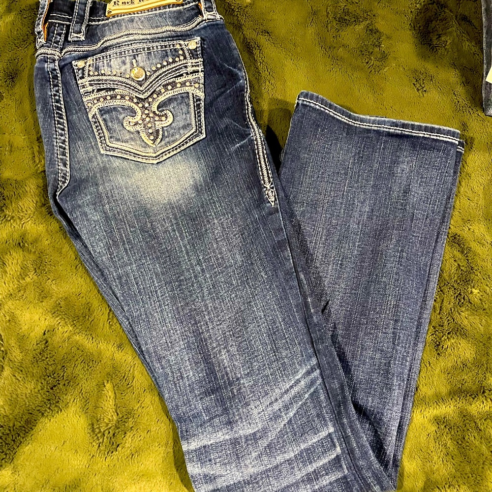 Rock revival boot cut jeans 28/34
